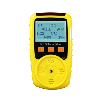 Gas sensors can be freely matched high quality free shipping portable multi gas detector LeL,O2,Co,H2S four in one